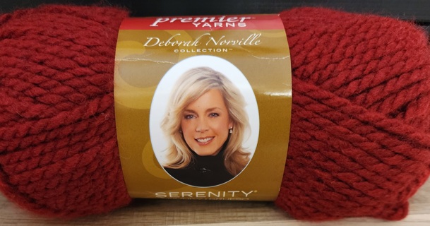 NEW - Premier Deborah Norville Yarn - "Red Ochre"