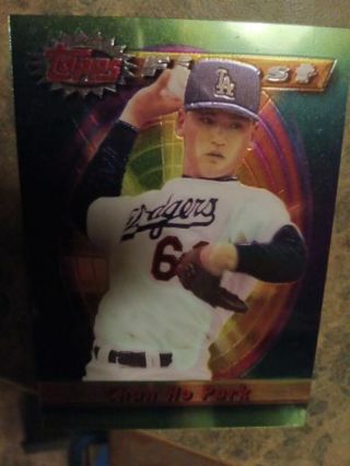 1994 TOPPS FINEST CHAN HO PARK LOS ANGELES DODGERS BASEBALL CARD# 426