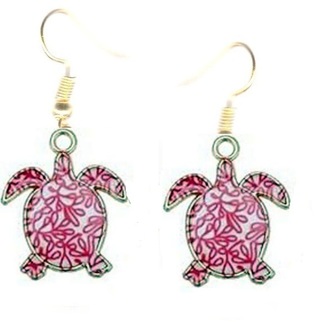 GP ENAMEL TURTLE EARRINGS STYLE 50 LOT 3 (please read description)