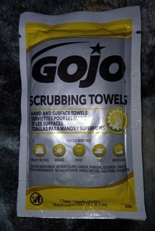 Scrubbing towel from O'Reilly's