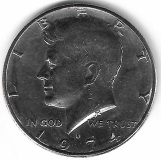 1974-D Kennedy Half Dollar U.S. 50 Cent Coin