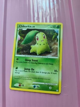 Chikorita Pokemon Card