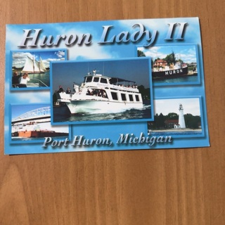 Huron Lady II Post Card 