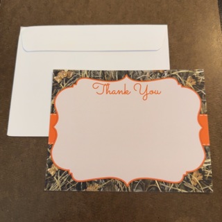 Thank You Card w/Envelope