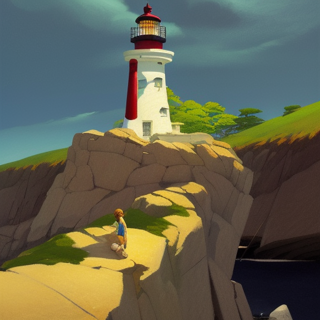 Listia Digital Collectible: Mile Rocks Lighthouse