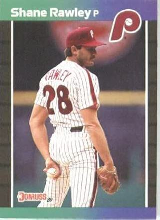 Shane Rawley 1989 Donruss Philadelphia Phillies