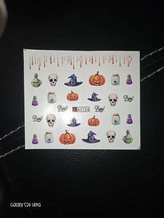 Halloween nail art sheet