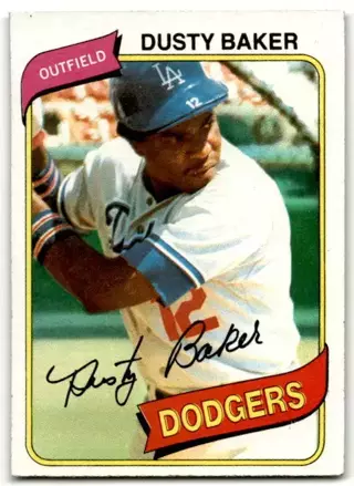 Dusty Baker - 1980 Topps #255 - Dodgers star - NM CARD