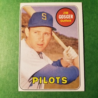 1969 - TOPPS BASEBALL CARD NO. 482 - JIM GOSGER - PILOTS