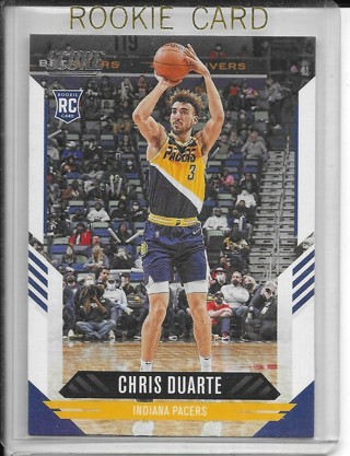 Chris Duarte 2021-22 Chronicles Score #137 Rookie Card