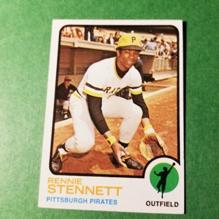 1973 - TOPPS BASEBALL CARD NO. 348 - RENNIE STENNETT - PIRATES - NRMT/MT+