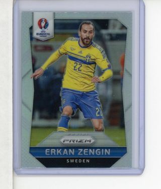 2016 PANINI EURO PRIZM SOCCER SILVER PRIZM ERKAN ZENGIN #243