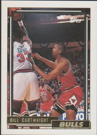 Bill Cartwright 1992-1993 Topps Gold Basketball Card #165 