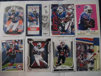 8 card Bills CJ Spiller lot