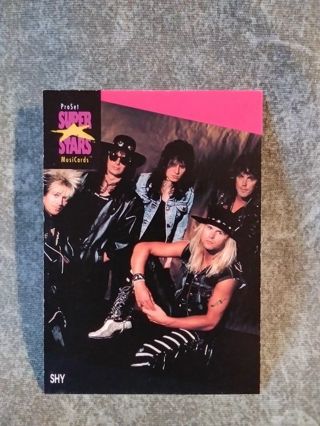 Pro Set Super Star Music Trading Card Shy