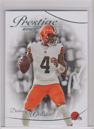 DeShaun Watson, 2023 Panini Prestige Card #71, Cleveland Browns, (H)