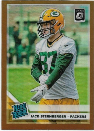 2019 DONRUSS OPTIC JACE STERNBERGER BRONZE PRIZM REFRACTOR ROOKIE CARD