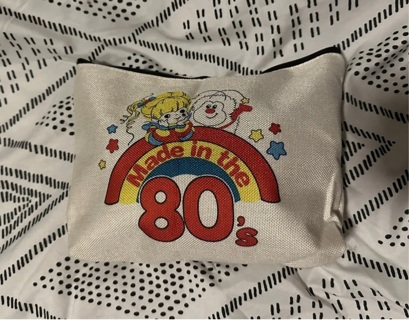 New Retro Made in the 80’s Cosmetic Bag