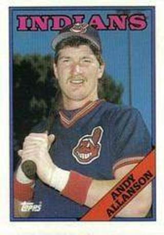 Andy Allanson 1988 Topps Cleveland Indians