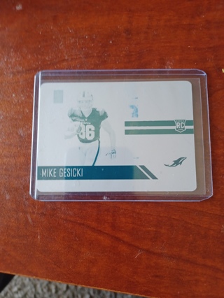 Mike Gesiki 1/1 rc Dolphins/Patriots 