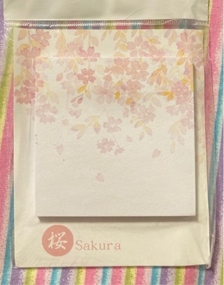 Kawaii Sakura memo pad 