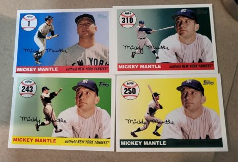 2006/07 Topps Mickey Mantle Home Run History cards