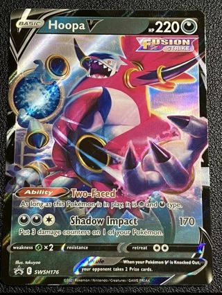 NM Ultra Rare Hoopa V Pokemon card