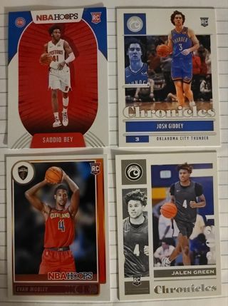 4 nba rookie cards