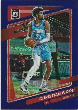 2021-22 DONRUSS OPTIC CHRISTIAN WOOD PURPLE REFRACTOR CARD