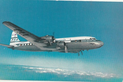 Vintage Unused Postcard: e: Pan American Airlines