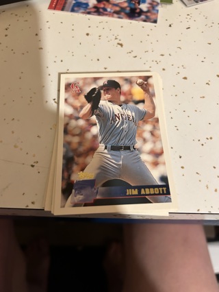 1996 topps jim abbott