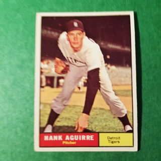 1961 - TOPPS EXMT - NRMT BASEBALL - CARD NO. 324 - HANK AGUIRRE - TIGERS