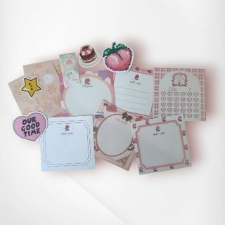 Pink Memo & Sticker Pack