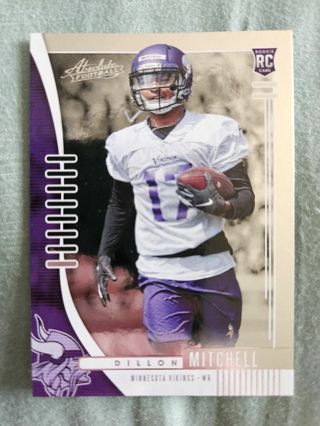 2019 Panini Absolute Rookie Dillon Mitchell