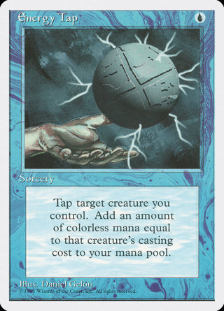 Energy Tap * 4th Edition * MINT MTG magic the gathering