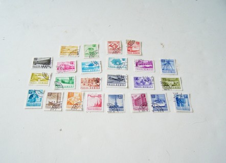 Romania Postage Stamps Used/Cancelled Set of 23