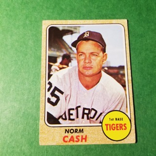 1968 - TOPPS BASEBALL CARD NO. 256 - NORM CASH - TIGERS