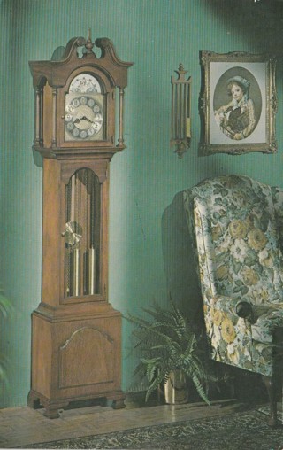 Vintage Used Postcard: a: Clock, Colonial Mfg Co, Zeeland, MI