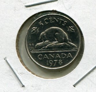 1978 Canada 5 Cents
