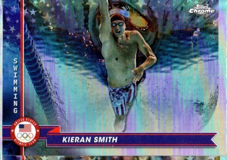 2024 Topps Chrome Olympics Kieran Smith Refractor #138