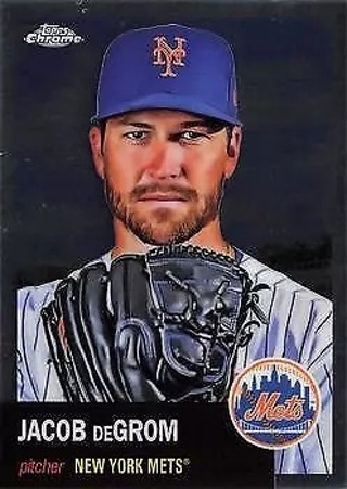 Jacob deGrom 2022 Topps Chrome Platinum Anniversary - #164 - New York Mets