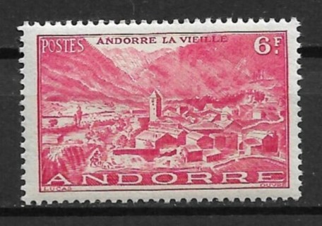 1944 Andorra (French) 6f Old Andorra MH