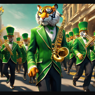 Listia Digital Collectible: Tiger Marching Band Parade