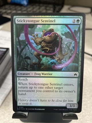 Stickytongue Sentinel *FOIL Common* Magic MtG x1 Bloomburrow