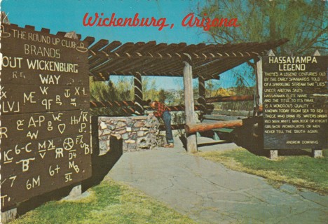 Vintage Used Postcard: Hassayampa Well, WIckenburg, AZ