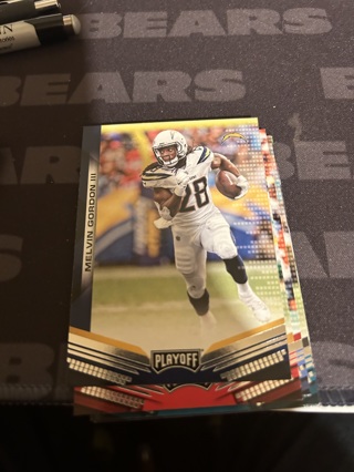 2019 panini playoff melvin gordon lll