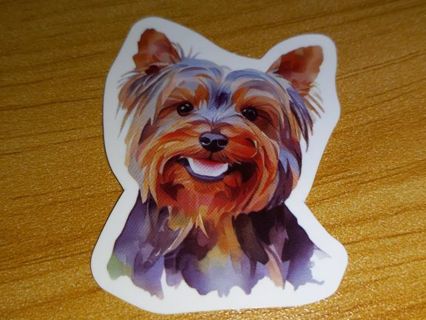 Dog Cute new 1⃣ vinyl lap top sticker no refunds regular mail very nice quality