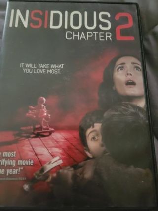 Insidious chapter 2 dvd