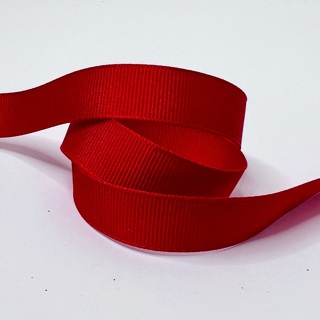 Red Grosgrain 5/8” Wide Ribbon 