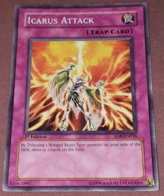 Yugioh ❤️ Icarus Attack SD8-EN036 ❤️ 1st Edition